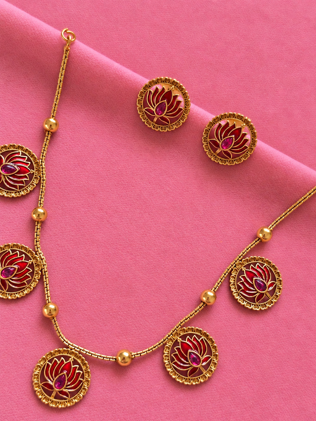 Trendy Necklace TNK016 - Image 2